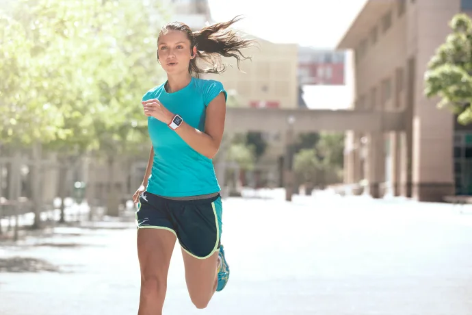 The TomTom Runner Cardio features a built-in GPS and heart rate monitor