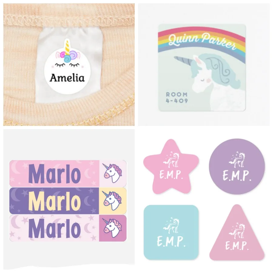 cool unicorn school supplies: backpacks, tees, bike accessories and more