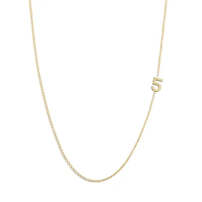 Personalized number jewelry from Julian & Co add up to perfect, times infinity.