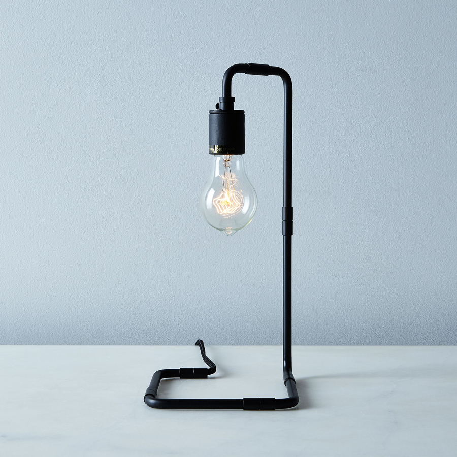 Stylish Father’s Day Gifts for His Man Cave: Bare Bones Cotton Club-era Table Lamp