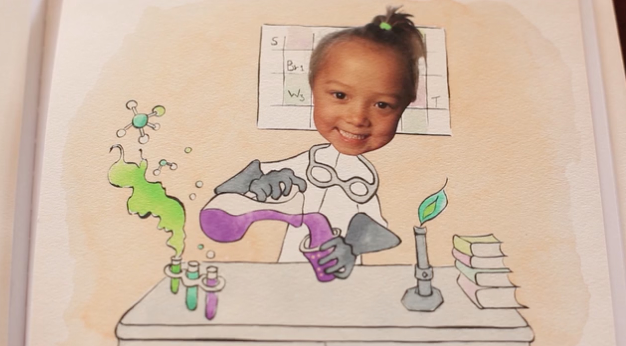 Seeing is believing: a new personalized picture book that allows kids to see themselves as anything