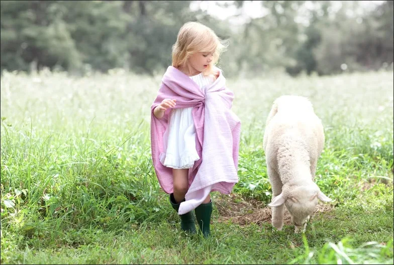 Aden + Anais Pure Merino luxury swaddling blankets