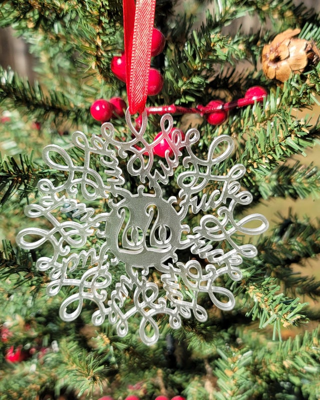 Funny 2020 Ornaments: Presenting, the Fu*kflake at Rustic Revival