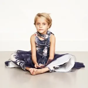 A new website offering haute couture for the highchair set