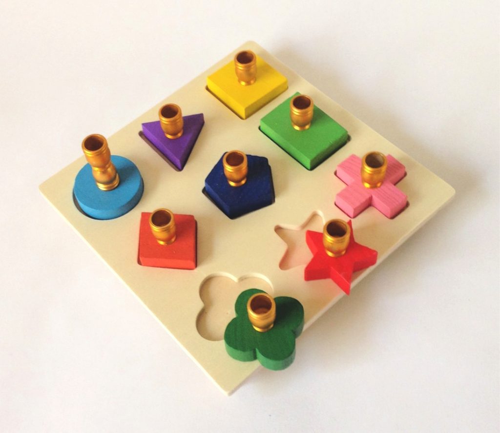 Child's Menorah Puzzle Toy: Cool hanukkah gifts | handmade by Margaret's Menorahs on Etsy