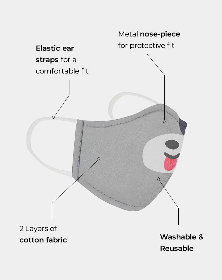 These face masks for kids make it feel less scary and more fun