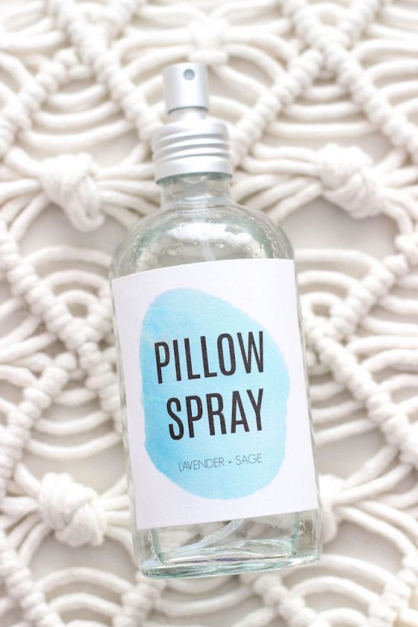 DIY holiday gifts from the kids: Lavender pillow spray at Purely Katie