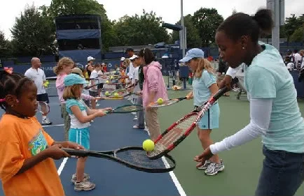 Arthur Ashe Kids Day at the US Open - Definitely not just for kids.