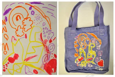 A whole new kind of personalized gift from the kids from Hiho Batik
