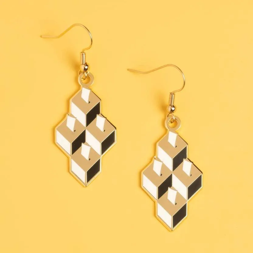 Ballot Box earrings from Dissent Pins to support voting rights