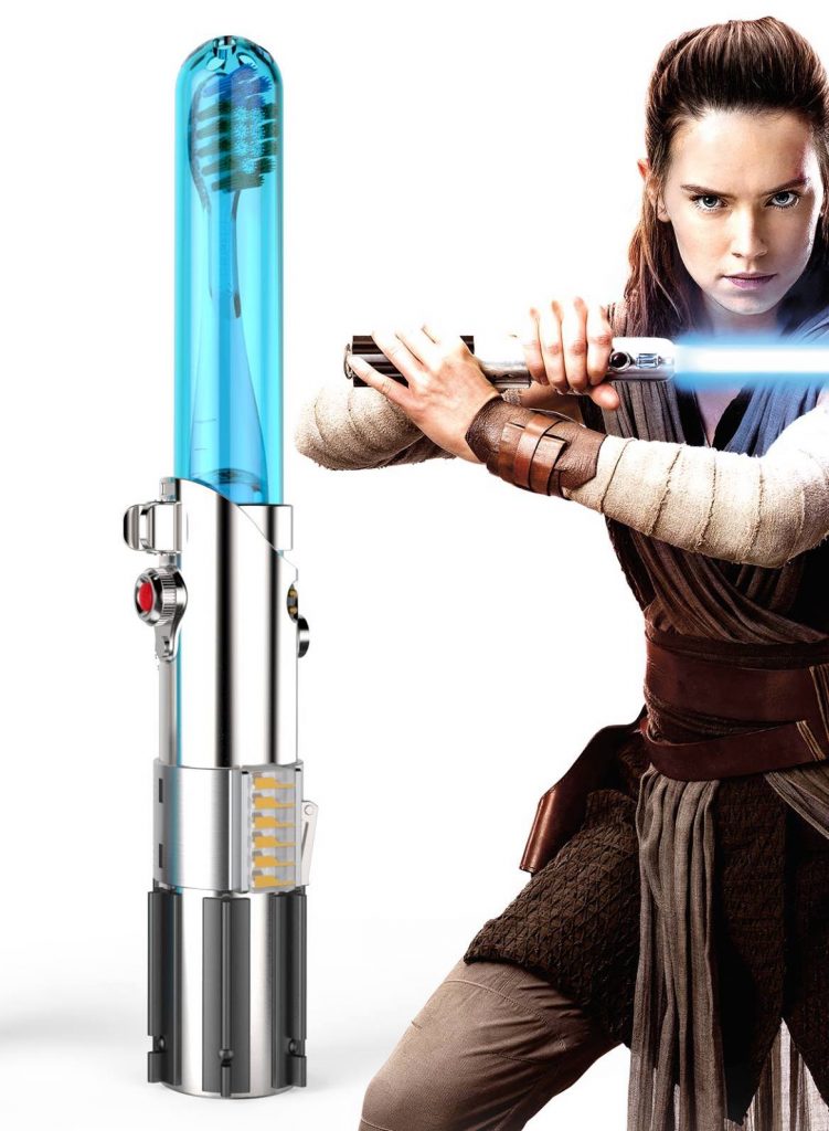 Rey Firefly Star Wars Lightsaber Toothbrush