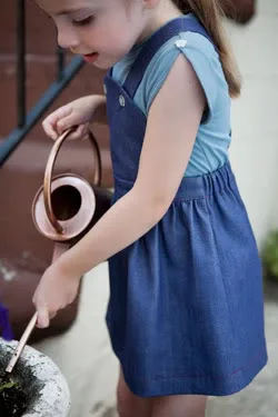 Vintage paper dolls turned beautiful children's clothing