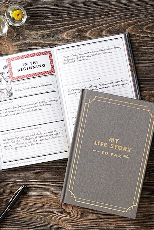 This unique gift for dads gives him a place to tell his story for future generations
