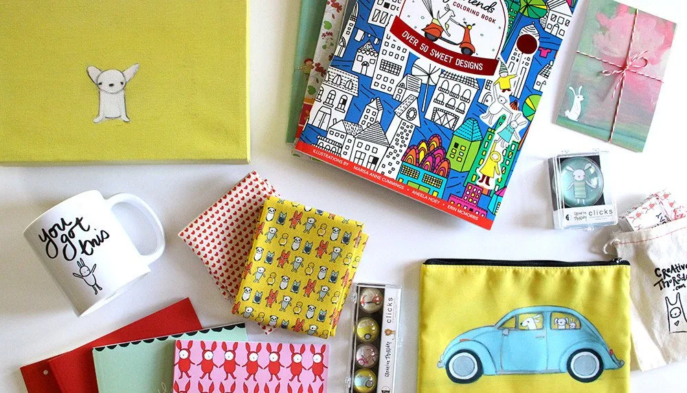Surprise Box of Joy from illustrator Marisa Cummings of Creative Thursday