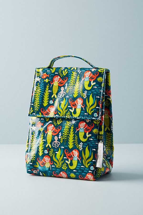 Mermaid gifts: Mermaid insulated lunch bag | Anthropologie