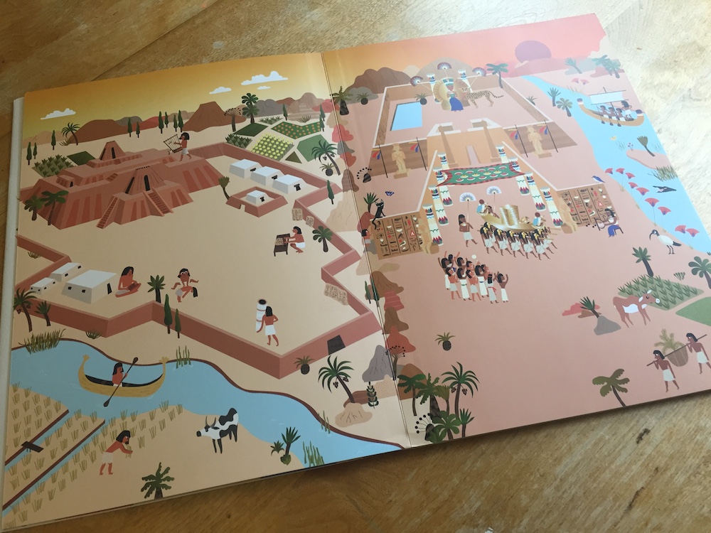 A Sticky History of the World: Egypt landscape background