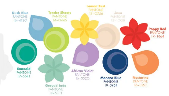 Pantone's spring 2013 colors are announced and we're not feeling blue about it at all