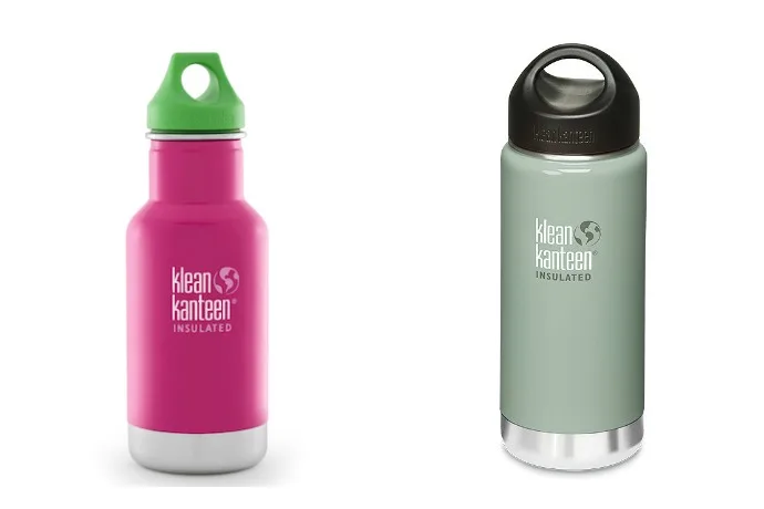 Insulated water bottles from Klean Kanteen