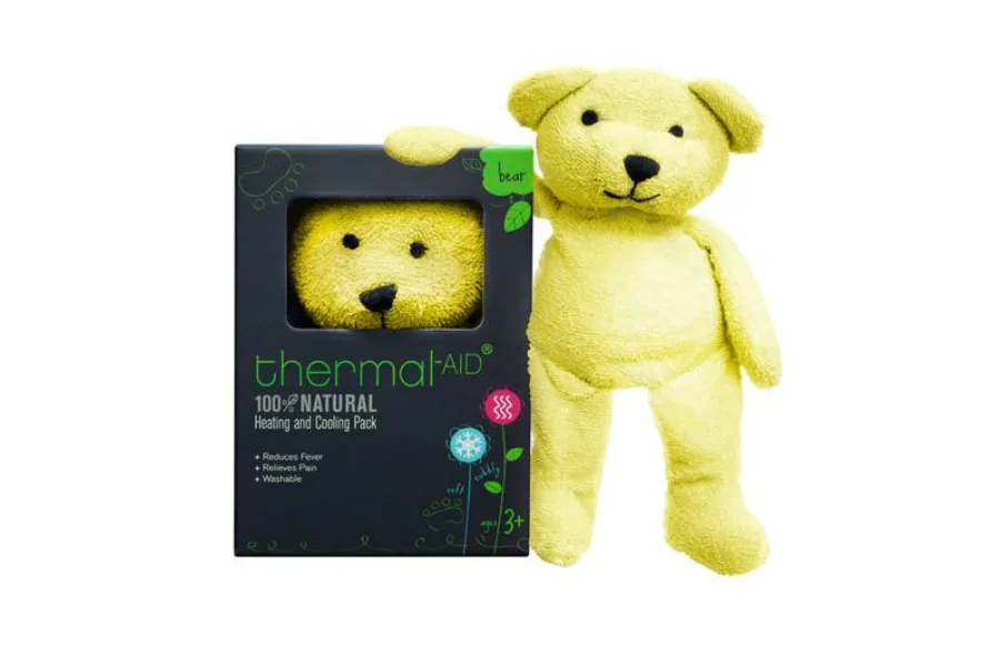The Thermal Aid teddy bear that provides a little extra comfort for sick kids