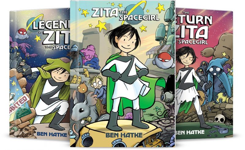 Girl power graphic novels: Zita the Spacegirl