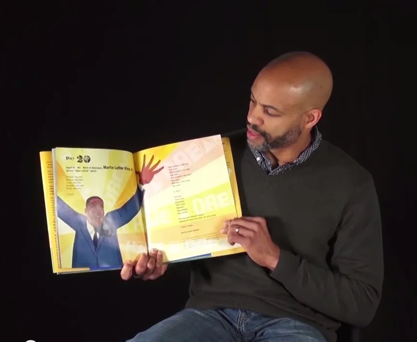 Great video: Author Charles R Smith reading to kids from 28 Days for Martin Luther King Day