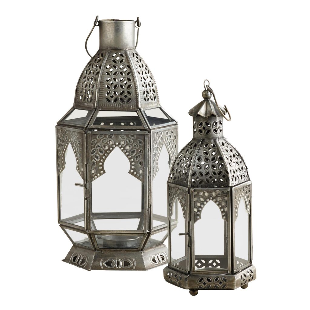 How to decorate with tea lights: Use outdoor Moroccan lanterns for outdoor parties...or indoor ones!