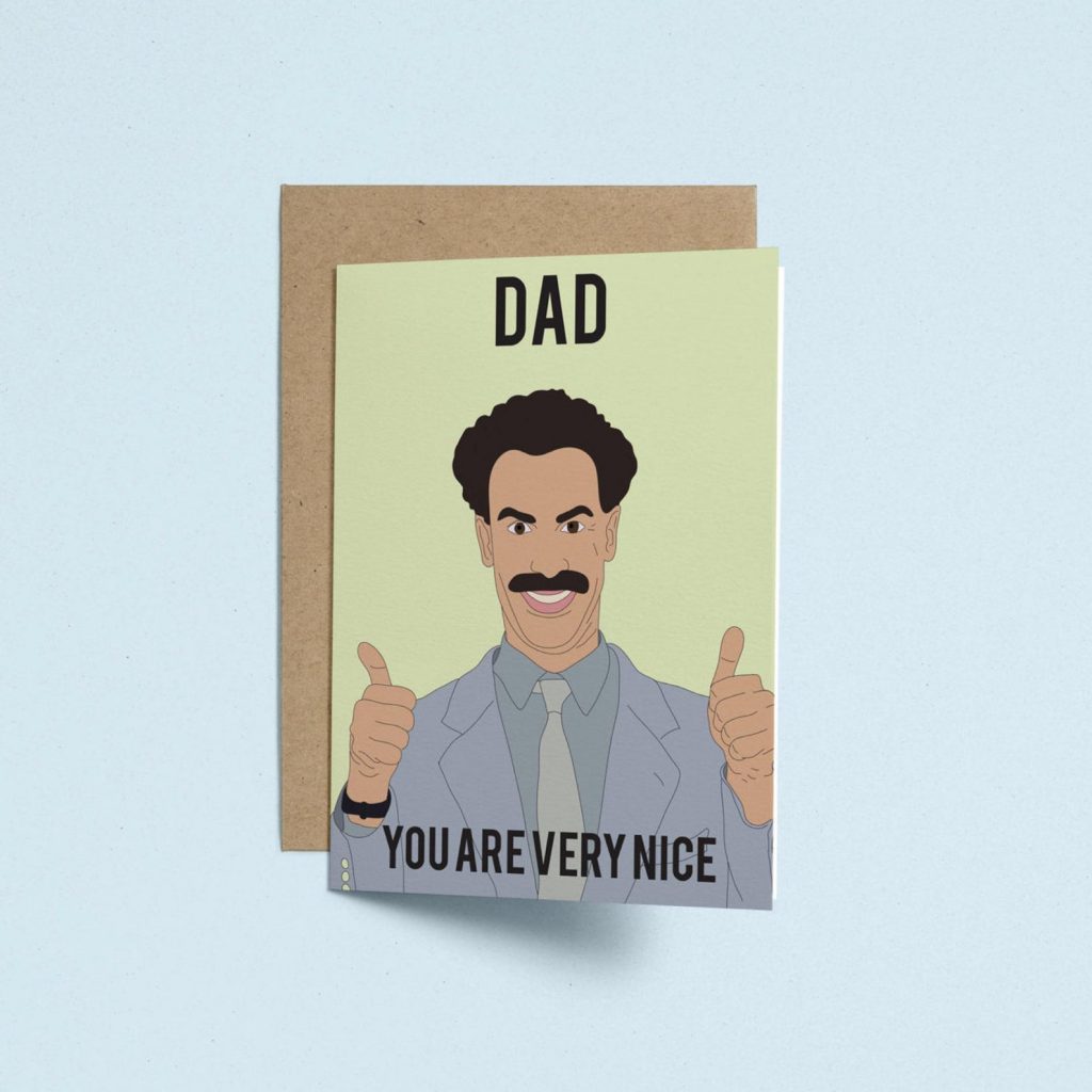 Funny Father's Day cards: Borat