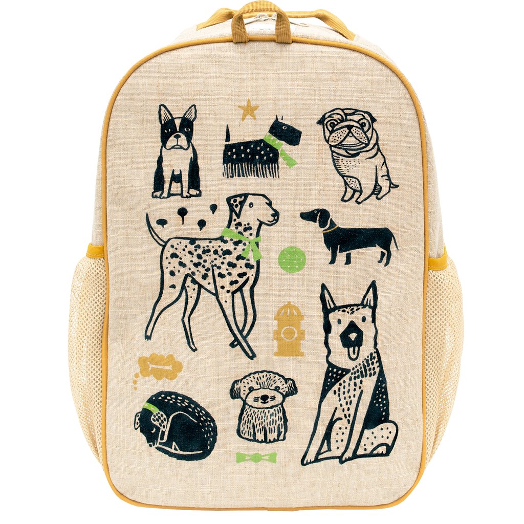 Coolest backpacks for grade school: Wee Gallery doggie design for SoYoung | Back to school guide 2019 Cool Mom Picks