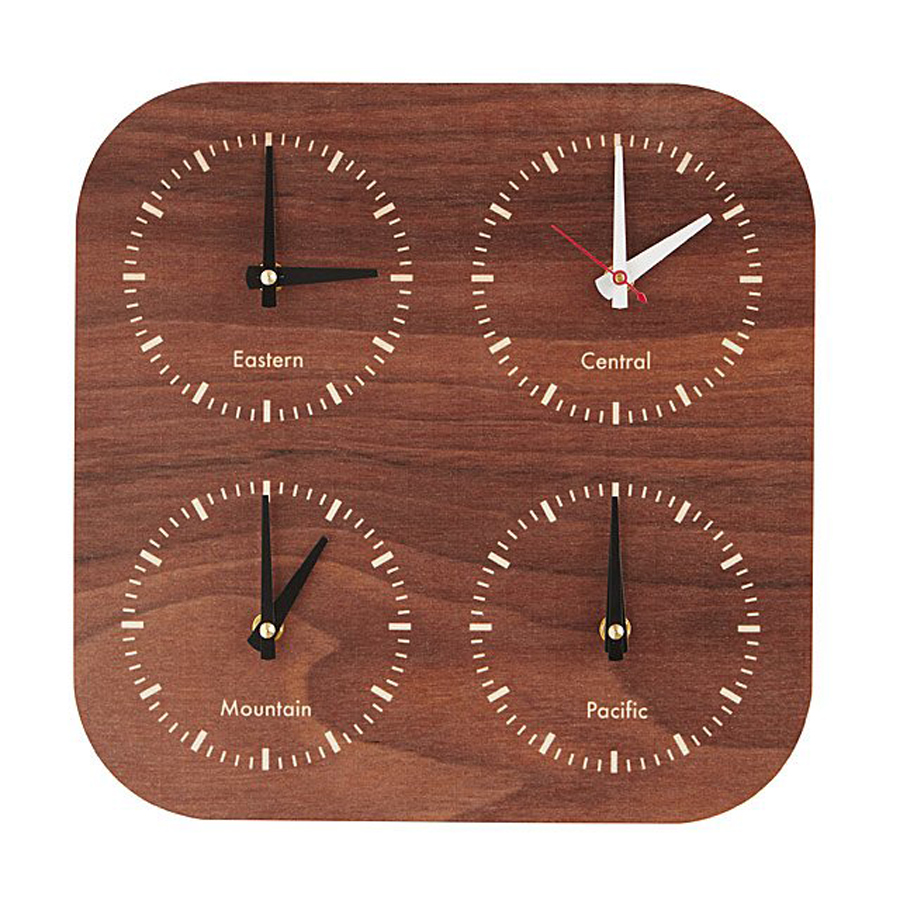 Stylish Father’s Day Gifts for His Man Cave: Time Zone Clock