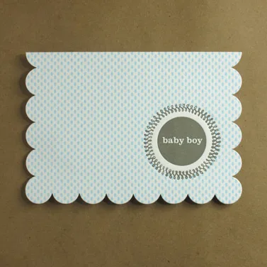 Gorgeous baby announcements that don't require that gorgeous baby photo. Yet.