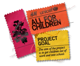 The All for Children Collection by H+M and Unicef means one more for all
