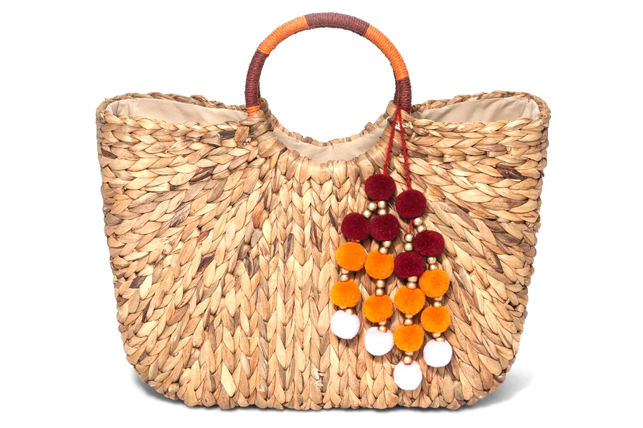 Summer Beach Totes Under $50: Woven Straw Tote Bag from Urban Outfitters