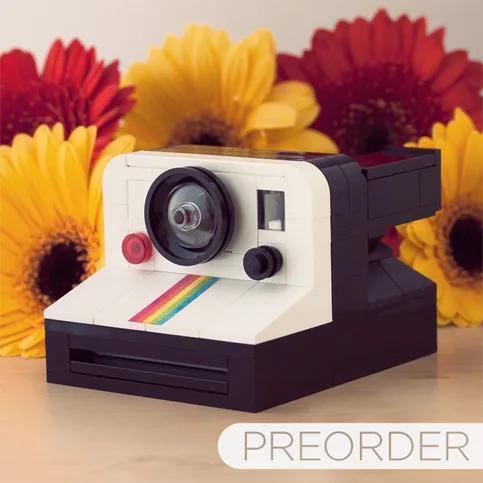 Say cheese. This fun LEGO Polaroid "camera" has us grinning.