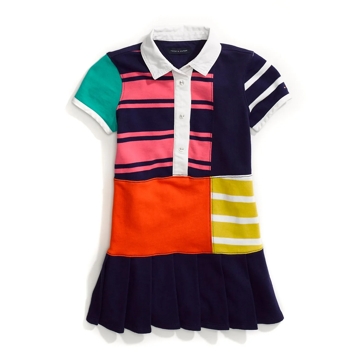 Tommy Hilfiger's new adaptive patchwork polo dress