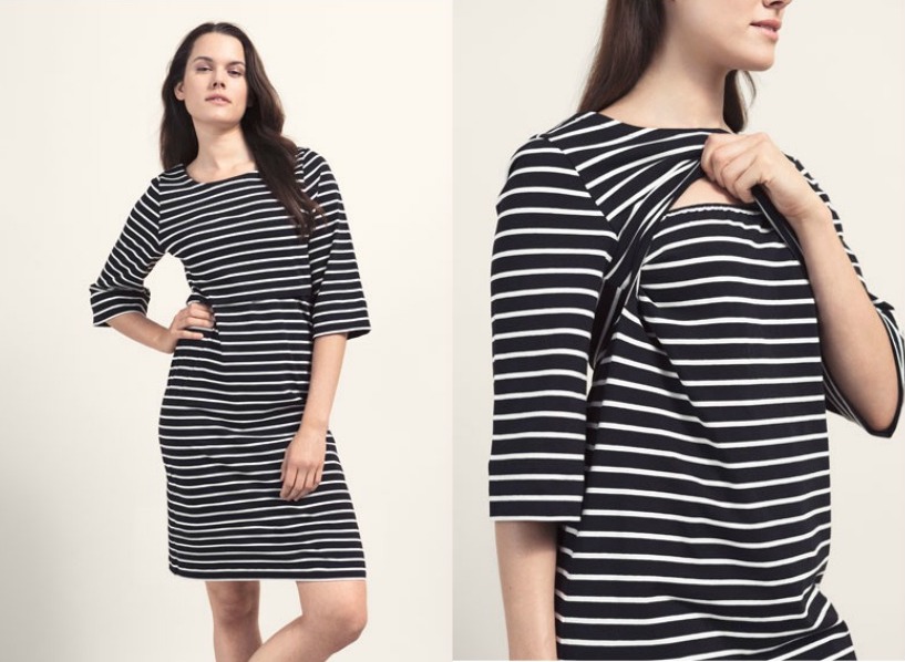 Boob Design's Simone Nursing Dress is a must-have for new twin moms, to make you look and feel great