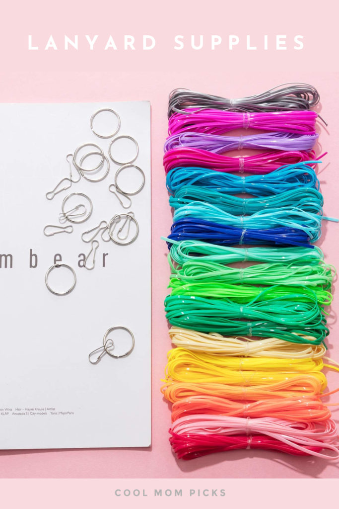 Lanyard supplies: What you'll need to get started. (This kit is just $11 and can make 20 lanyards!)