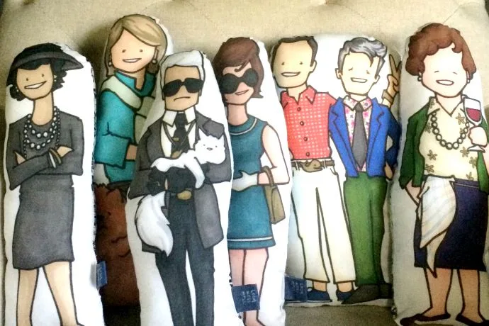 Fun handmade pop culture pillows featuring your favorite icons