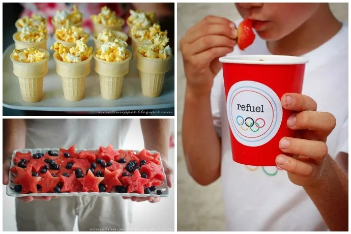 Olympics Party Ideas at A Small Snippet