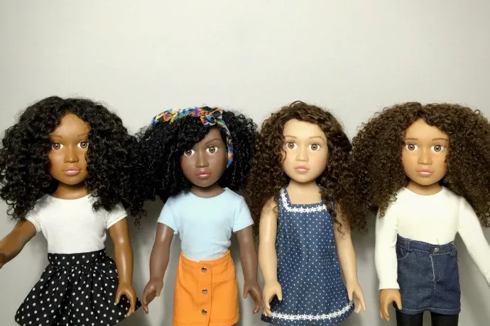 Naturally Perfect Dolls: With more realistic facial features and hair you can wash or style to reflect your own child's natural beauty