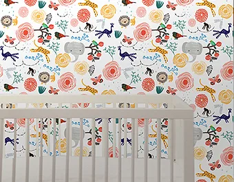 Wallpaper that's easy on the eyes and easier to install