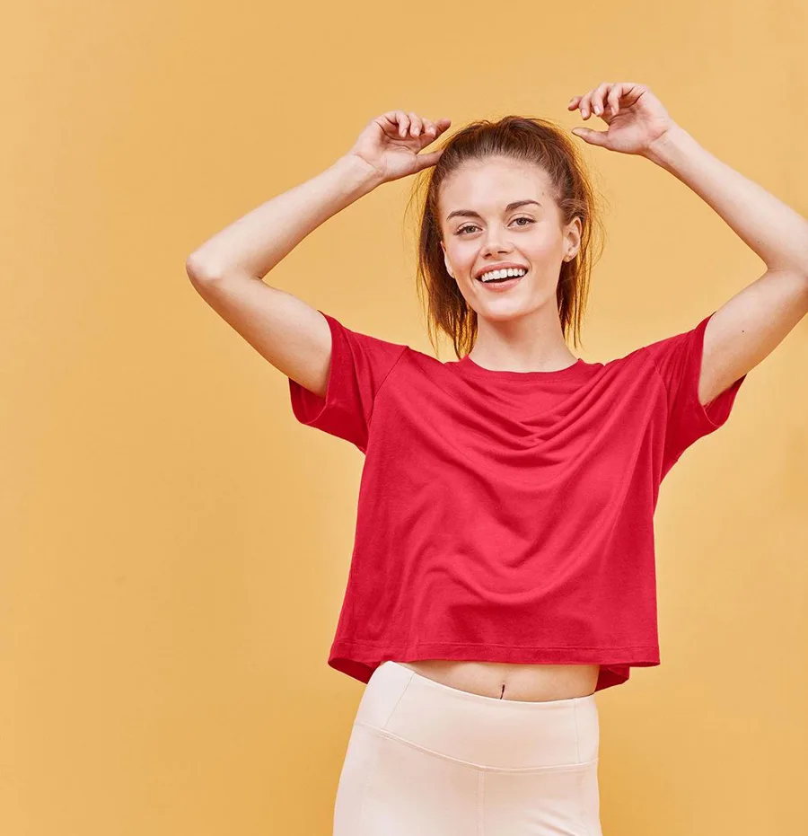 Girlfriend Collective Cupro collection sustainable tees