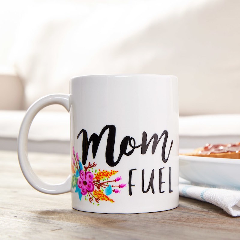 DIY Mother's Day gifts that kids can make: Mom Fuel Mug tutorial at Michael's