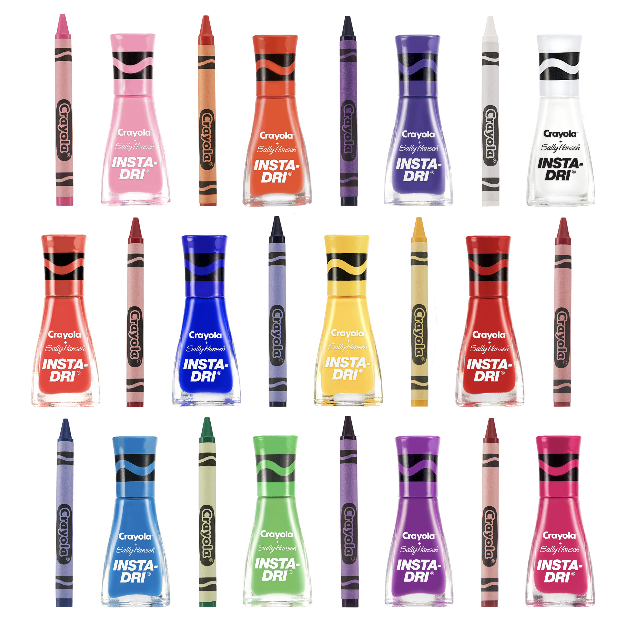 Fun makeup for adults: Sally Hansen Crayola Nail Polish