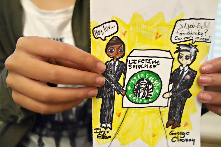 20 kids share what they'd have delivered to their mom for Mother's Day: Kyla said, a lifetime supply of Starbucks delivered by Idris Elba and George Clooney. Ha!