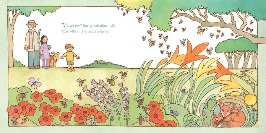 Books about mindfulness for kids: Quiet by Tomie dePaola