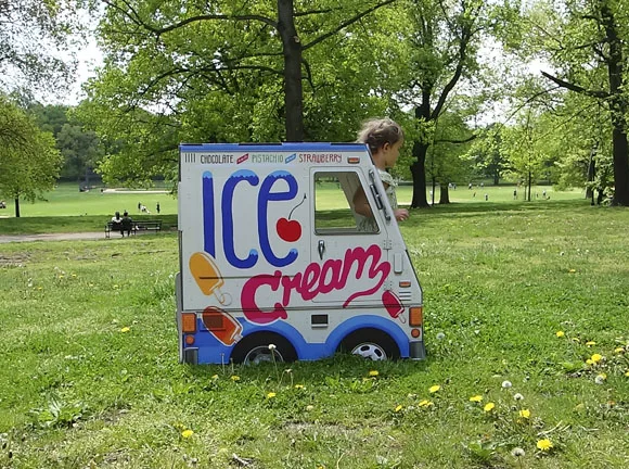 They'll scream for this ice cream truck playhouse