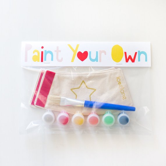 Handmade toys for kids: Paint your own superhero cuff craft set