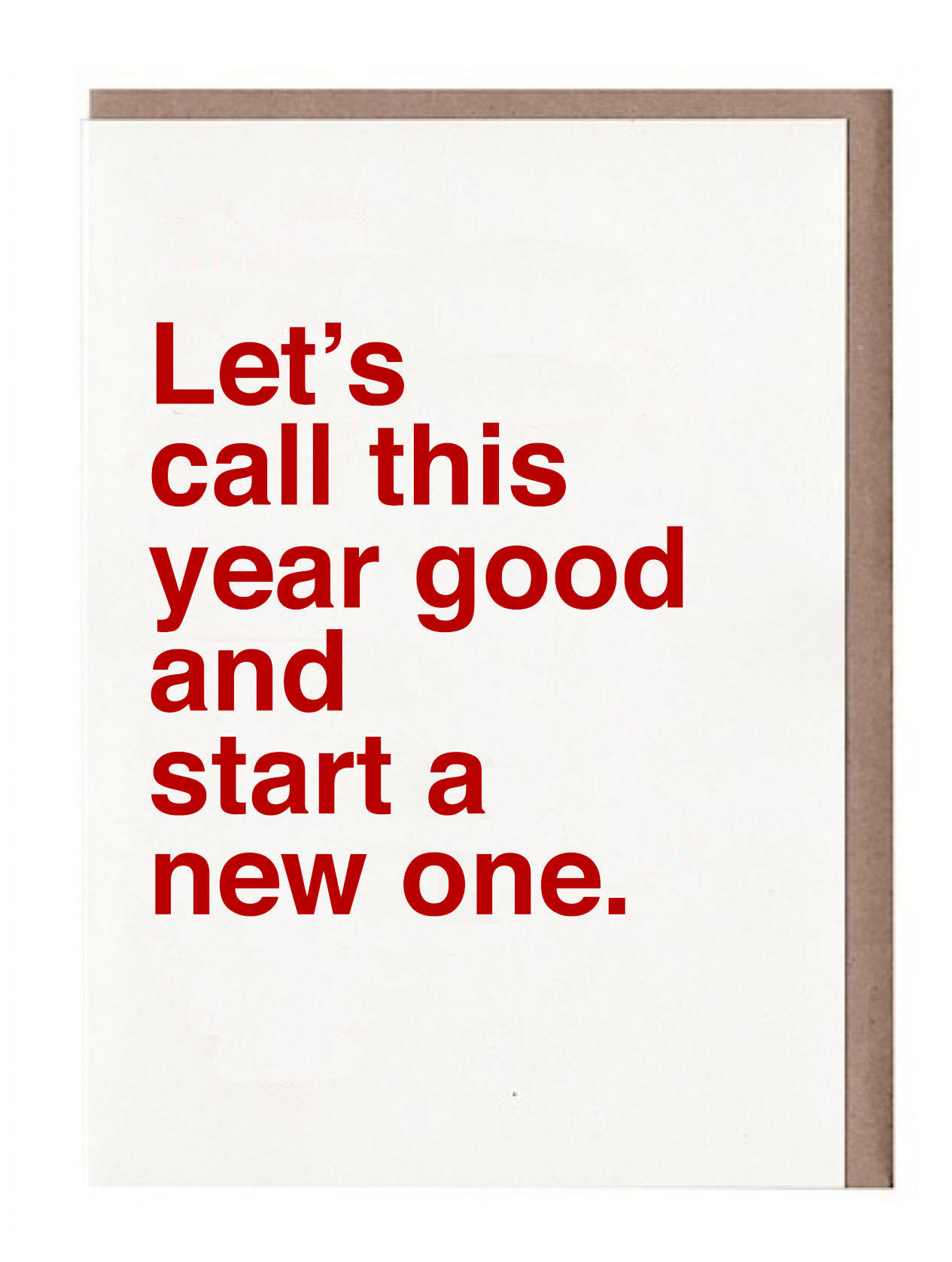 Let's call this year good...funny new year's cards for people who are ready for 2017 to be O-VAH 