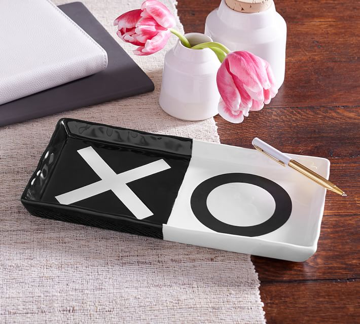 Emily Meritt XO Ceramic Tray | Cool affordable Mother's Day gifts under $15