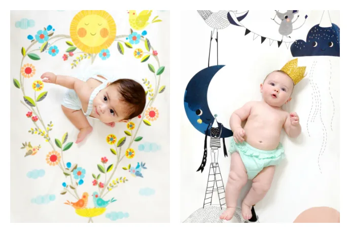 Rookie Humans makes the cutest crib sheets for the perfect naptime instagram, minus the effort!